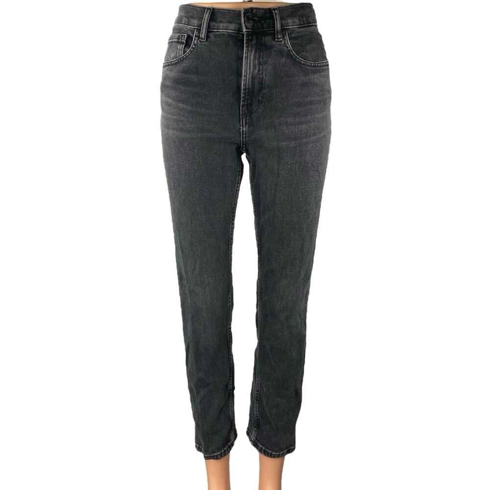 Everlane Cheeky Women's Black Wash High Waisted Skinny Denim Jeans Pants Size 25